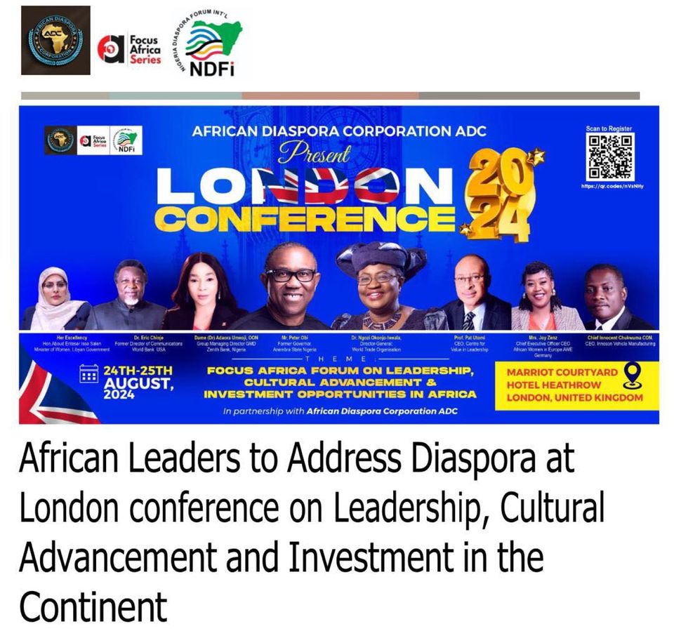 Afrinity TV Set to Broadcast the 2024 African Leadership Conference Live from London!